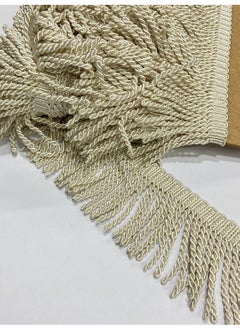 Karan Tuhafiye Karan Haberdashery Twist Tassel / Sofa Pillow Cover Tassel / 1 Piece / Cream  - Image 2