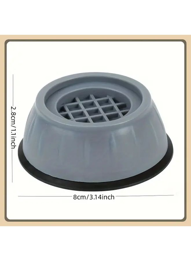Heavy Duty Grey Anti Vibration Washing Machine Stand With Non Slip Base - Image 3