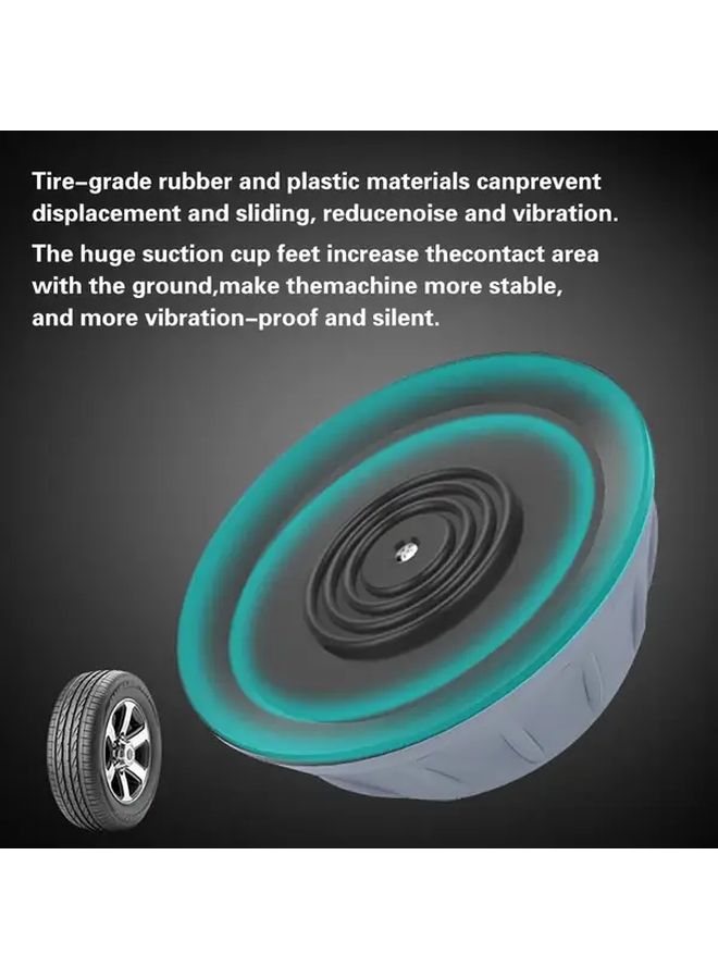 Heavy Duty Grey Anti Vibration Washing Machine Stand With Non Slip Base - Image 5