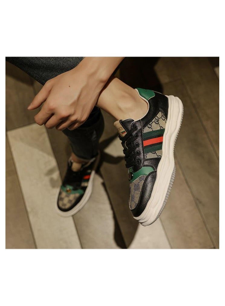 KUYING Popular Dirty Shoes for Men's Low Top Daily Casual Breathable Board Shoes for Students Fashion Trendy Shoes  - Image 2