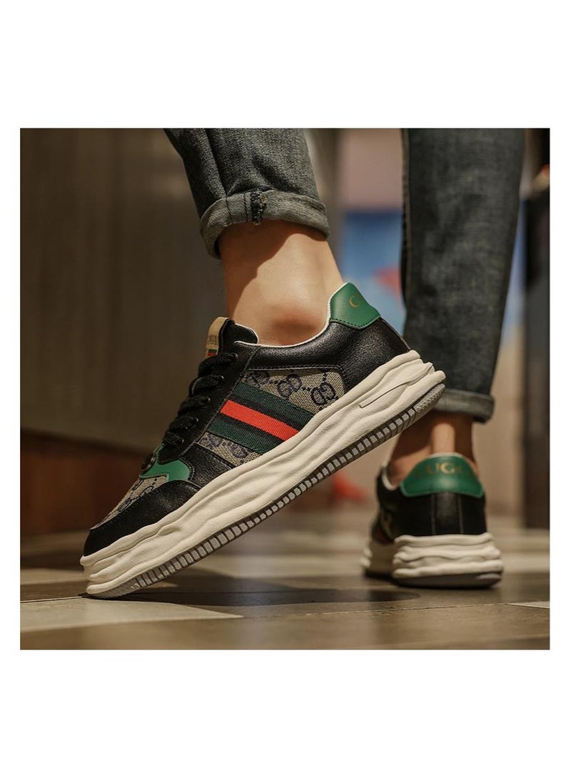 KUYING Popular Dirty Shoes for Men's Low Top Daily Casual Breathable Board Shoes for Students Fashion Trendy Shoes  - Image 4