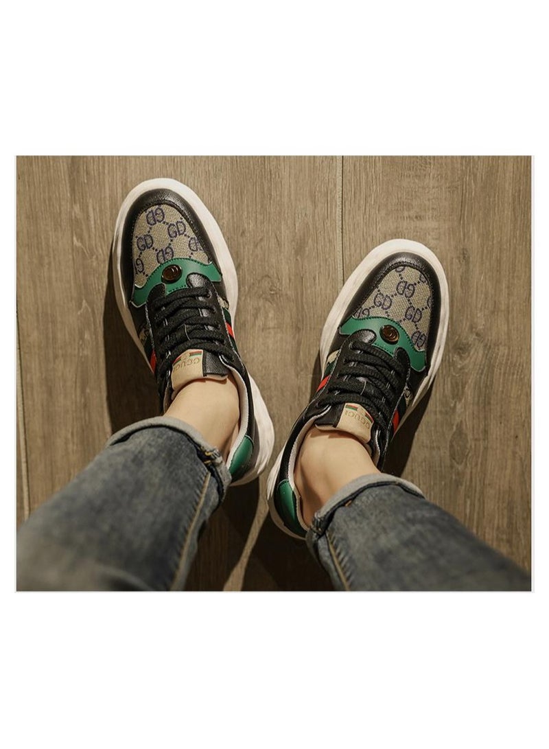 KUYING Popular Dirty Shoes for Men's Low Top Daily Casual Breathable Board Shoes for Students Fashion Trendy Shoes  - Image 3