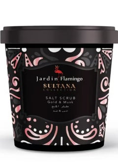 Jardin Flamingo Jardin Flamingo Salt Scrub Gold & Musk 800gm 