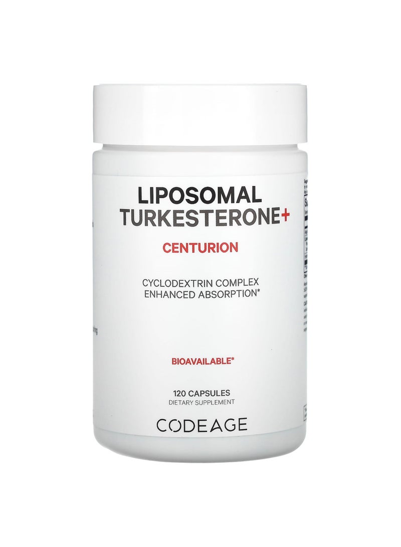 Codeage Liposomal Turkesterone+ Centurion, 120 Capsules