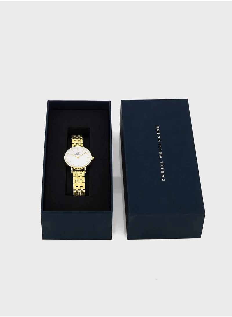 دانيال ولينغتون Petite Steel Strap Analog Watch