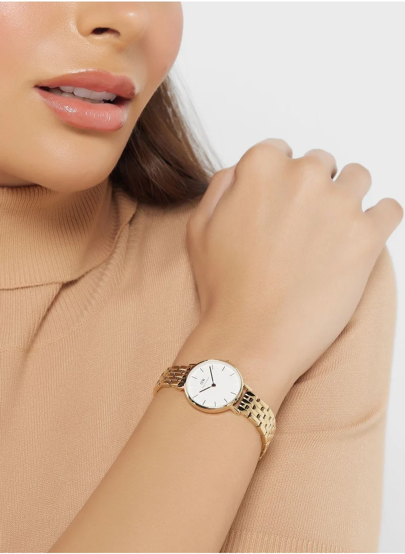 دانيال ولينغتون Petite Steel Strap Analog Watch