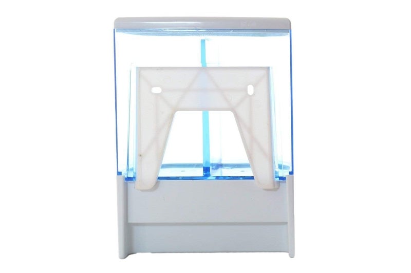 GNOLY Wall Mounted 2 in 1 Twin Head Liquid Soap Shampoo Touch Dispenser Multi Purpose Plastic Twin Head Touch Soap Dispenser - Image 4