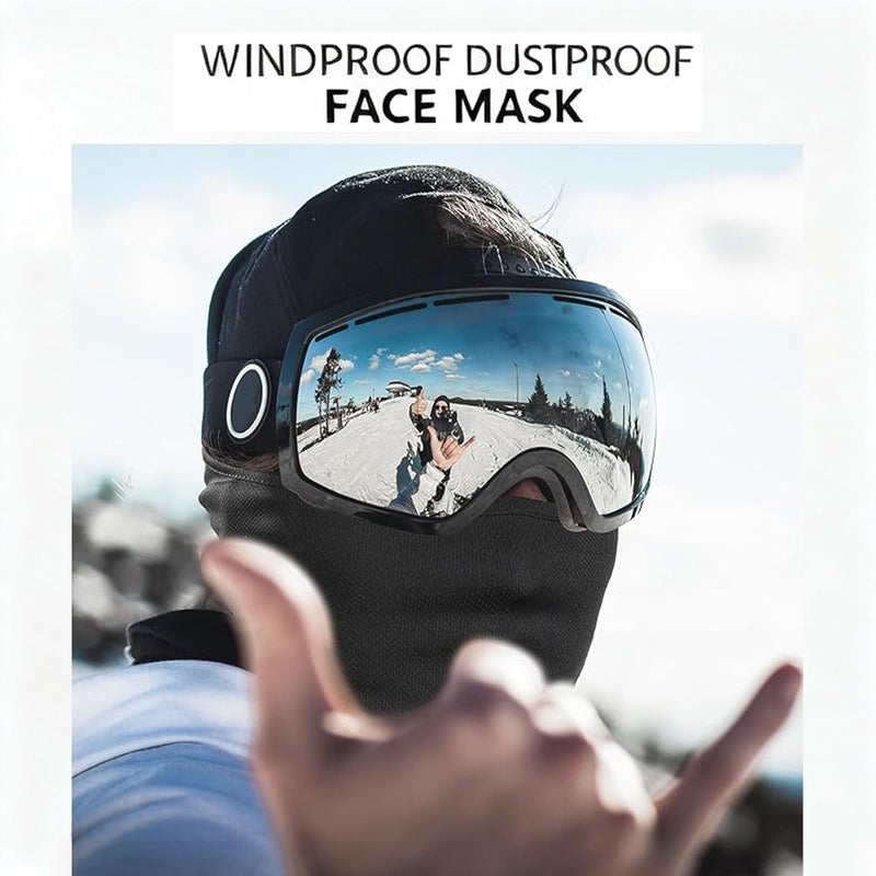 GoodTool Windproof Ski Mask for Outdoor Activities - Black - Image 5