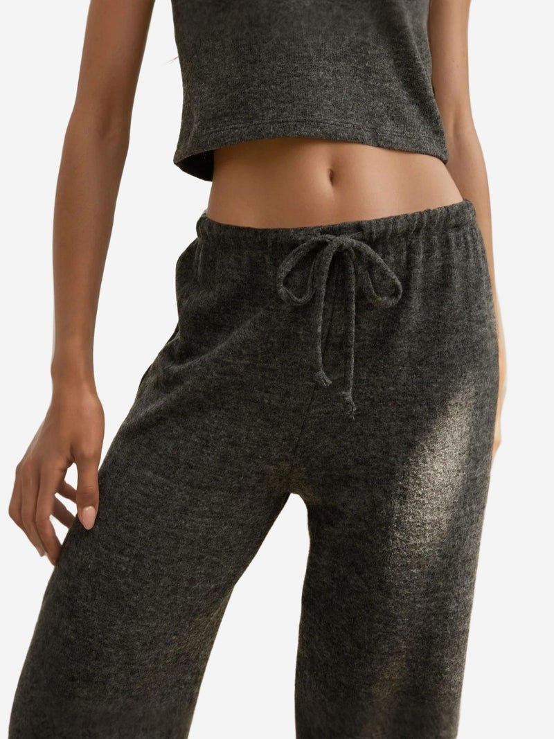 HICCUP Soft Textured Knitted Pants with Strings - Image 2