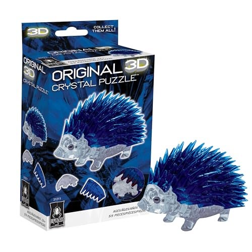 BePuzzled Hedgehog Standard Original 3D Crystal Puzzle Ages 12 and Up - Image 1