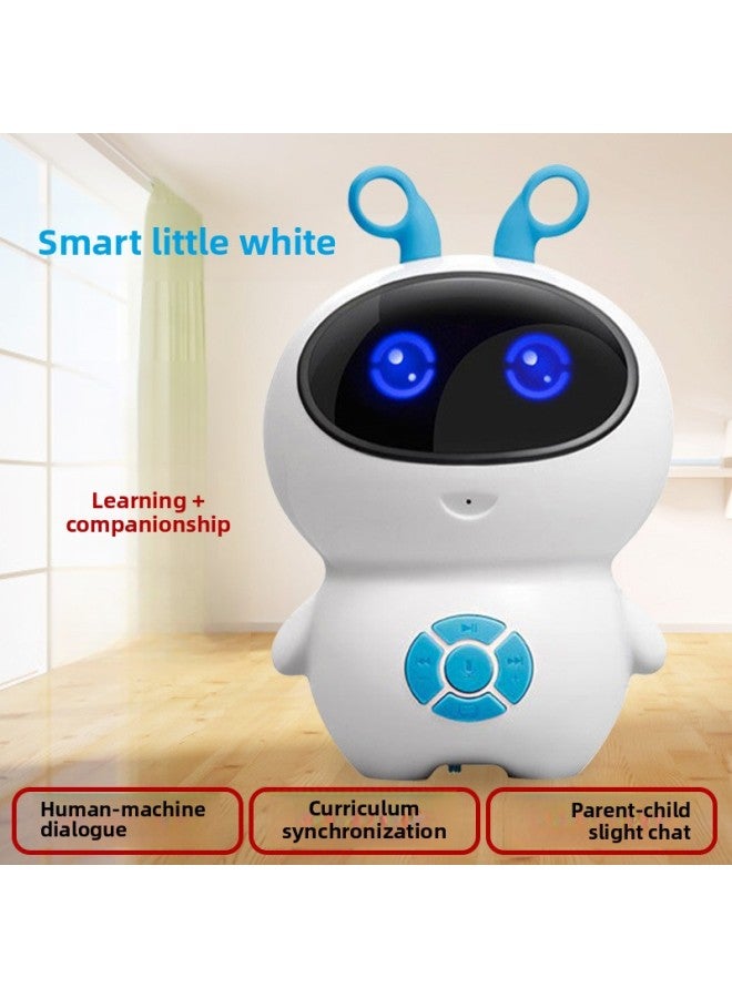 Intelligent Robot Early Education Children's Toys Ai Voice Wifi High-tech Educational Gifts Small White Learning Machine-Color:Little White A-pink - Image 3