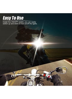 Y&D 6 Pieces Motorcycle Headlight Switch Handlebar Toggle 7/8 Inch 22 mm 12v on off Push Button for U5 U7 U2 Motorcycles Scooter Electromobile, Red  - Image 5
