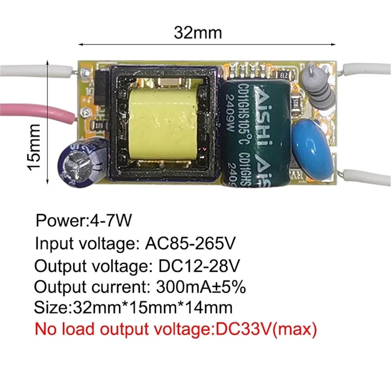 18W To 25W LED Driver Power Supply Built In Constant Current Lighting 110 265V Output 300mA Transformer - Image 3