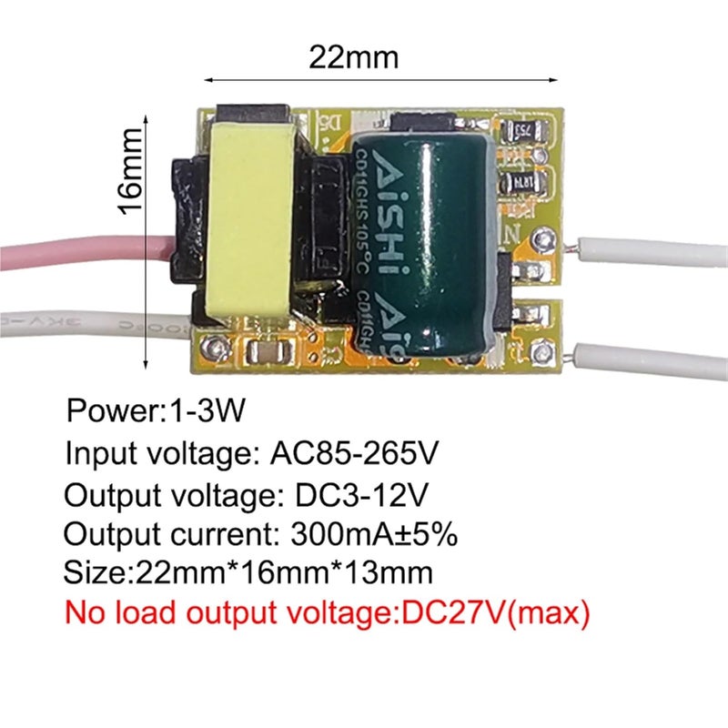 18W To 25W LED Driver Power Supply Built In Constant Current Lighting 110 265V Output 300mA Transformer - Image 2