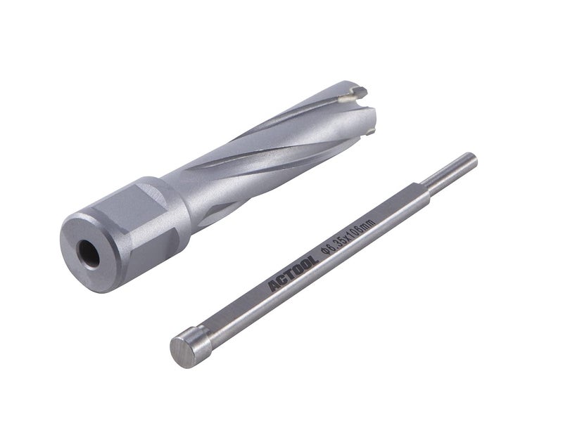 ACTOOL 5/8'' Diameter x 2'' Depth of Cut Carbide Tipped TCT ANNULAR Cutter with 3/4'' Weldon Shank - Image 4