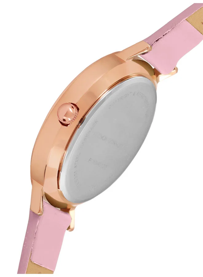فرنش كونكشن French Connection Women's Analog Watch Pink Strap-FCN00012C