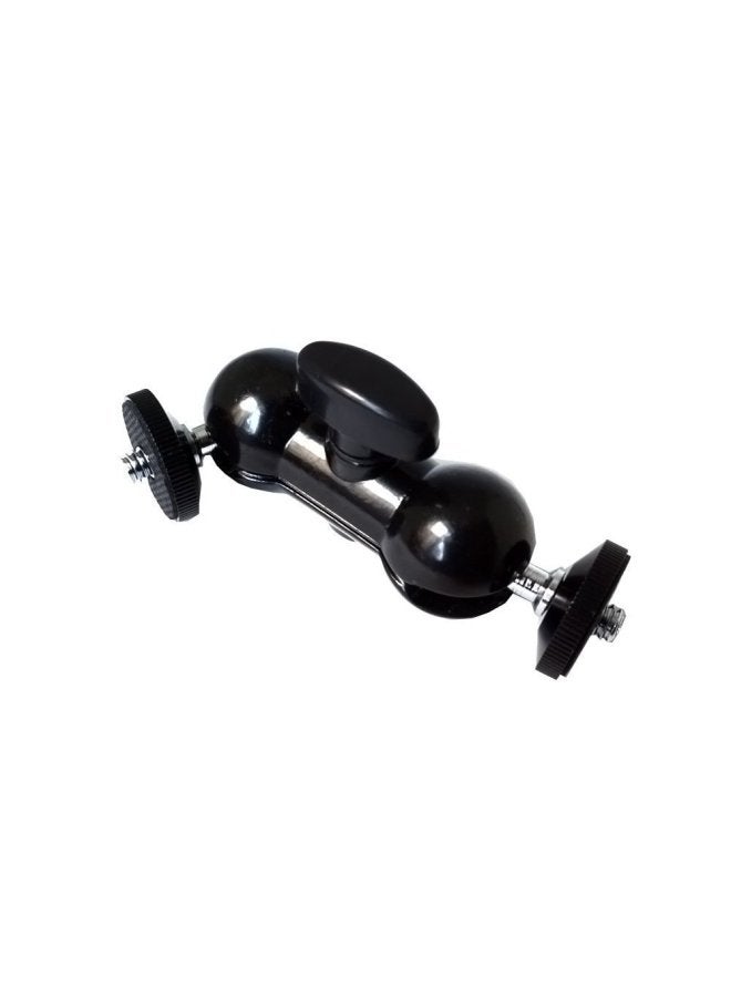Generic Double Ball Head Universal Bracket SLR Camera Monitor Magic Handle Strange Hand Hot Boot Bracket Pea Clip Strange Hand-Color:Peanut Bracket - Image 1