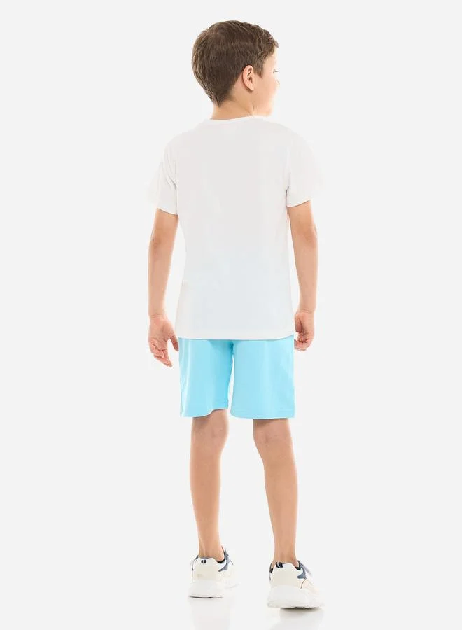 victor and jane Victor And Jane Boys Graphic T-Shirt and Shorts Set