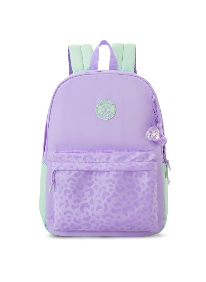 Eazy Kids 16.5” School Backpack w/ 4-Wheel Trolley–Lightweight Laptop School Bag Set, Glow Backpack Pink - Image 5