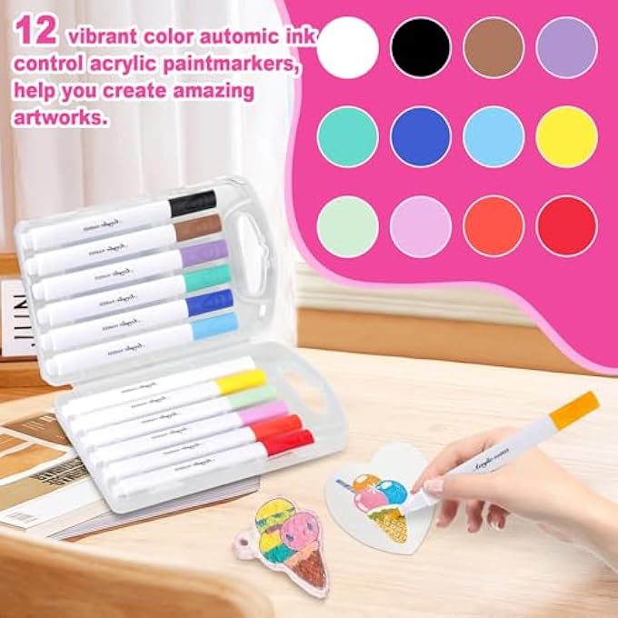 MAGIC PUFFY PAINT,MAGIC FOAM TEXTURE PAINTING KIT,3D DRAWING CANVAS SPONGE,MAGIC PUFFY PAINT SUITABLE FOR PAINTING,CHILDREN'S HANDICRAFTS,DIY DECORATION,HANDMADE GIFTS - Image 4