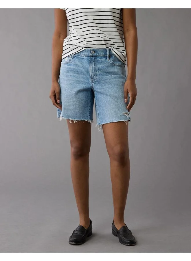 American Eagle AE Strigid 8" Perfect Denim Bermuda Short