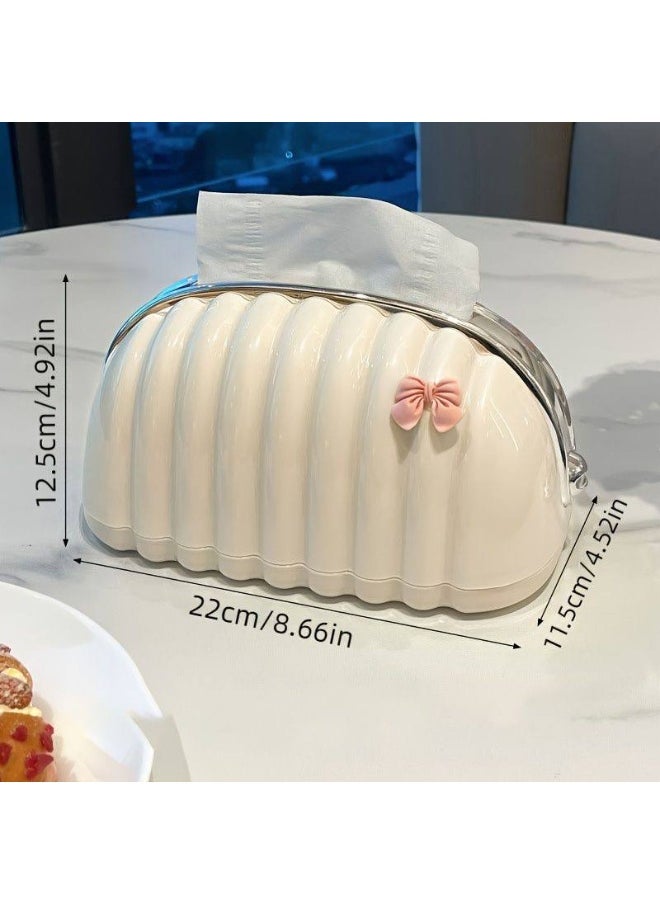 Generic Handbag-Style Tissue Box Holder – Decorative Tissue Case for Home, Office, or Car | Stylish and Refillable Design  - Image 1