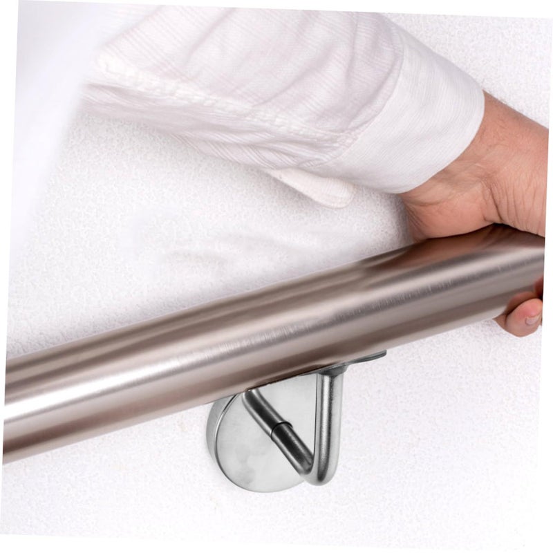 Heavy Duty Stainless Steel Handrail Bracket Wall Mounted for Stairs Easy to Install - Image 3