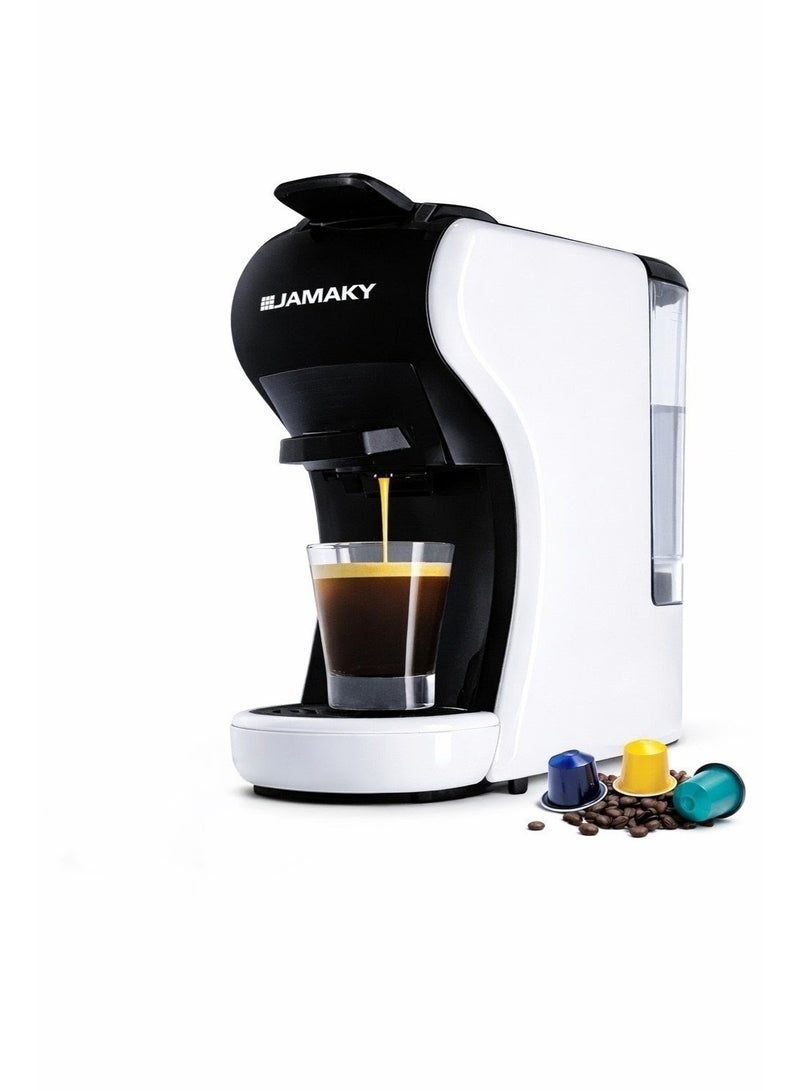 JAMAKY 3-in-1 Espresso and Capsule Coffee Maker for Espresso, Cappuccino, and Latte JMK9012 - Image 1