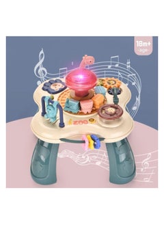 Y&D Children's Musical Learning Table, Multifunctional Early Education Game Electric Music Light Toy Table for Toddler Boys Girls  - Image 1