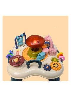 Y&D Children's Musical Learning Table, Multifunctional Early Education Game Electric Music Light Toy Table for Toddler Boys Girls  - Image 3