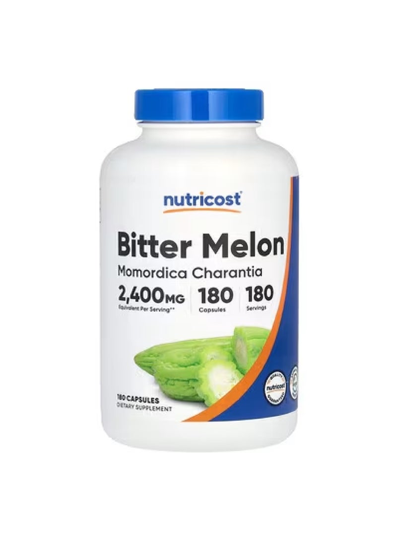Nutricost Bitter Melon, 2,400 mg, 180 Capsules