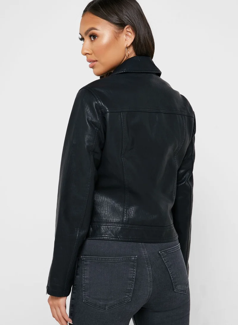 Topshop Petite Biker Jacket