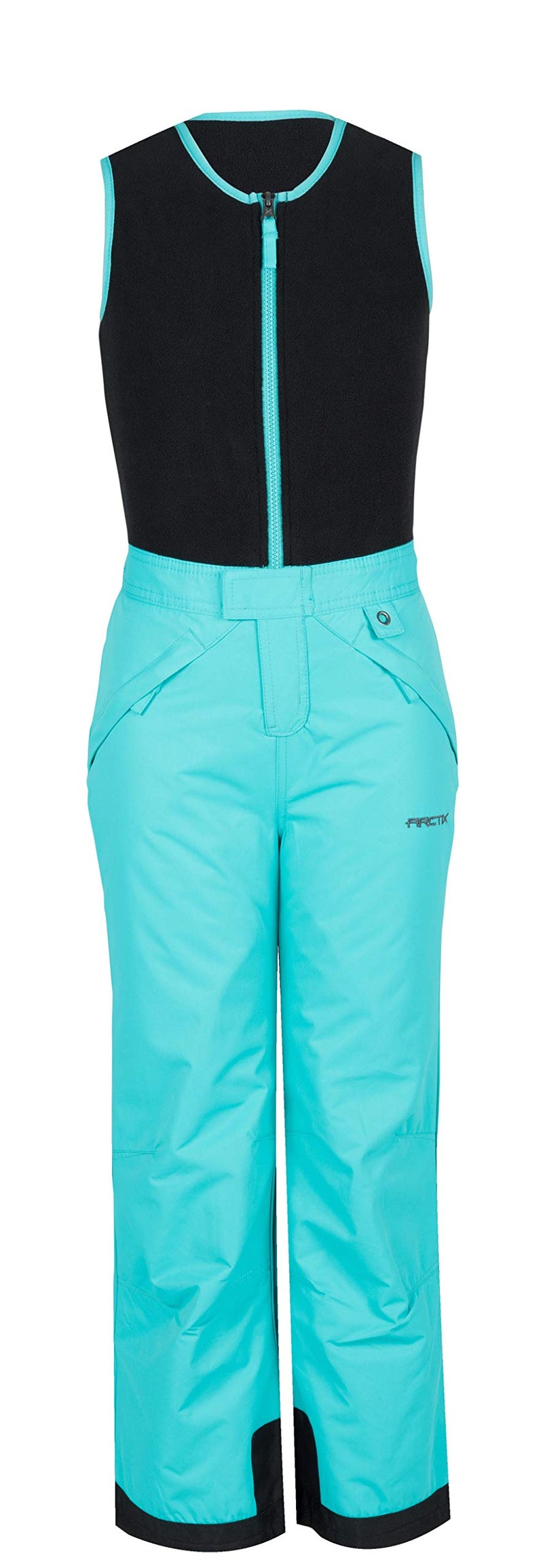 Arctix Kids Limitless Fleece Top Bib Overalls, Bluebird, 4T - Image 3
