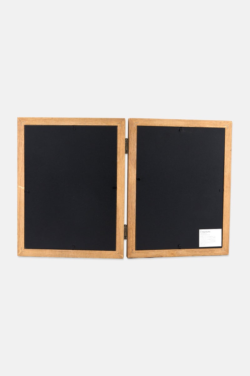 Muy Mucho Double Wooden Frame 10 x 15 , Brown  - Image 3