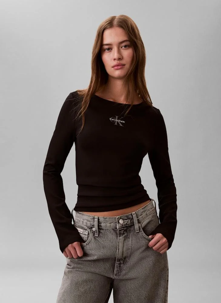 Calvin Klein Jeans Logo Crew Neck T-Shirt