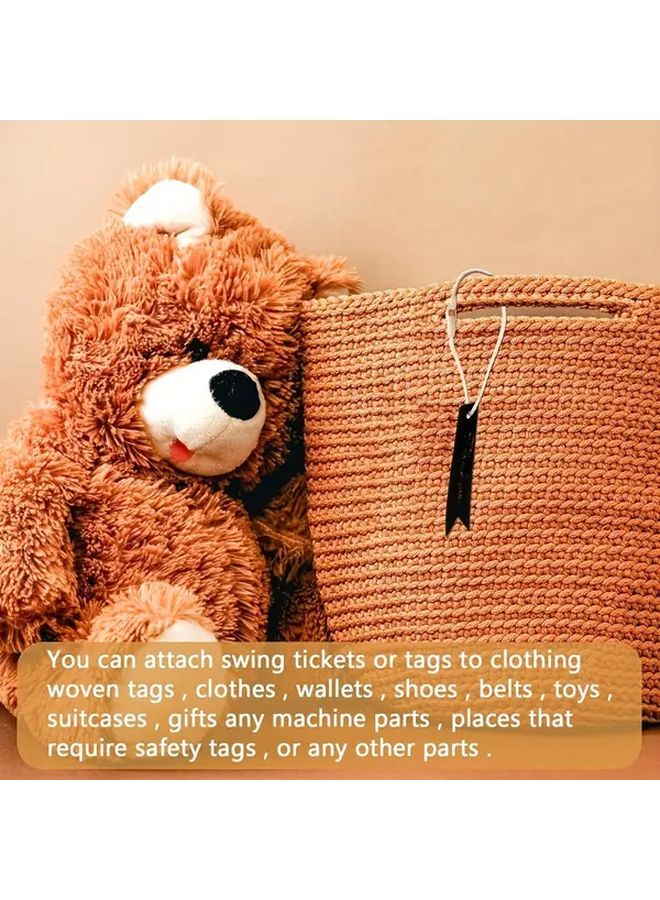 250pcs Fabric Hang Tag Strings with Snap Lock Pin for Clothes Gift Bags Price Tags - Image 5