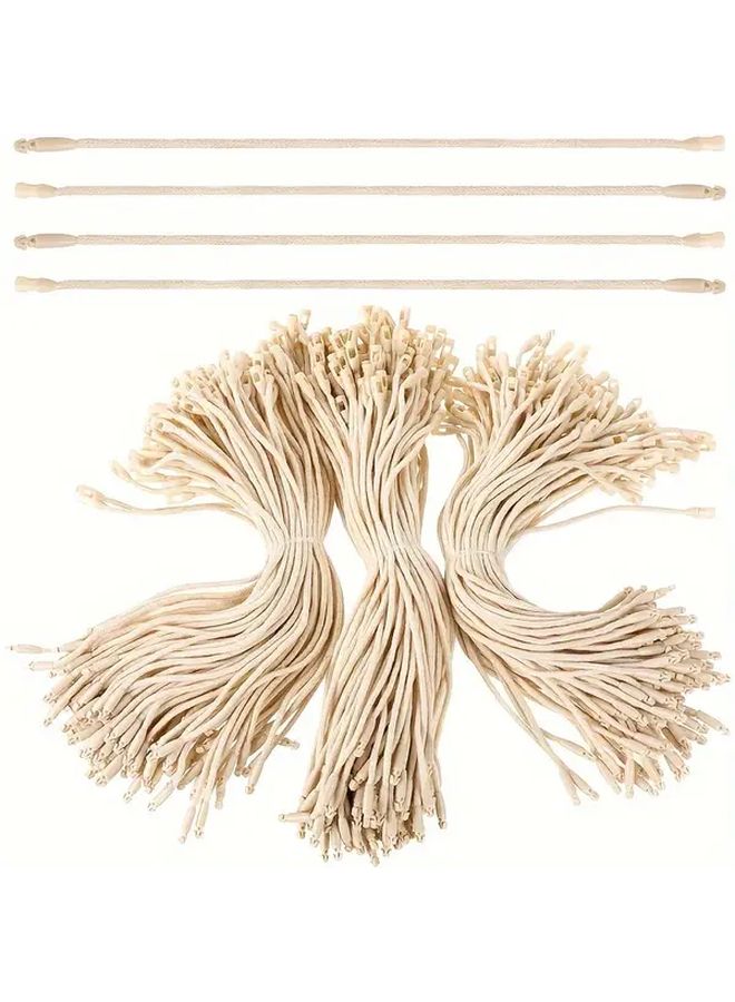 250pcs Fabric Hang Tag Strings with Snap Lock Pin for Clothes Gift Bags Price Tags - Image 2