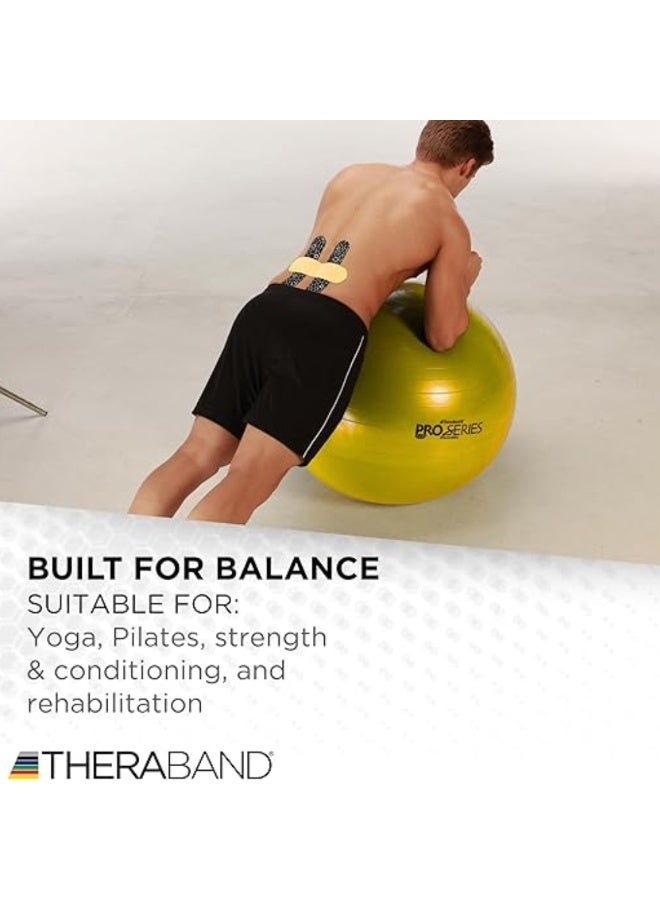 TheraBand Pro Series SCP Exercise Ball – 85cm (Extra Large) – Silver – Professional Grade Stability Ball for Yoga, Pilates, Core Strength & Physical Therapy - Image 3