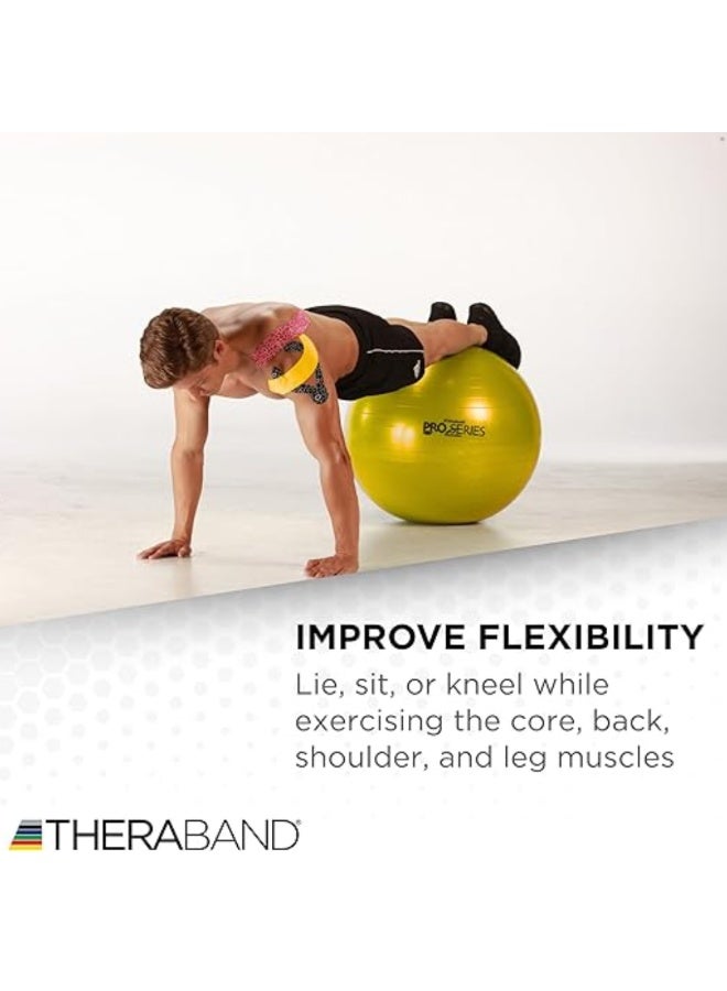TheraBand Pro Series SCP Exercise Ball – 85cm (Extra Large) – Silver – Professional Grade Stability Ball for Yoga, Pilates, Core Strength & Physical Therapy - Image 2