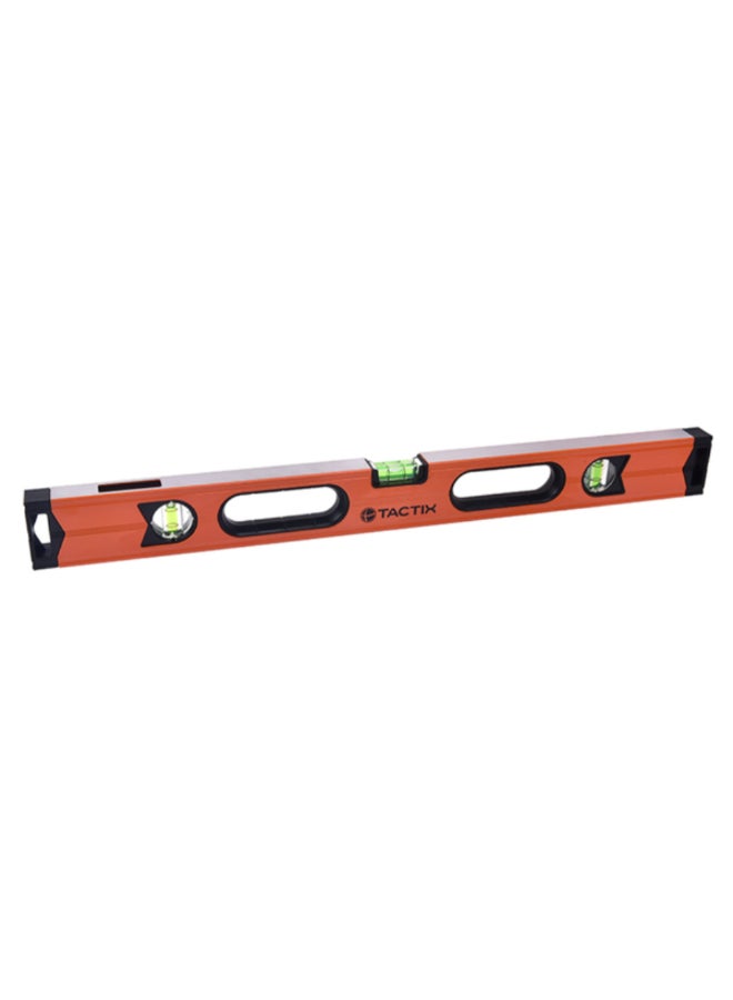 Tactix 3-Vails Side View Function Dual Side Milled Box Style Level Orange and Black 600 mm 251033 - Image 1