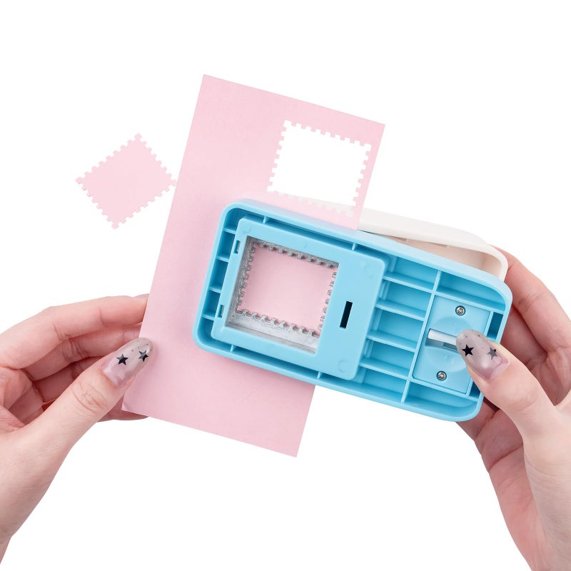 BAOFALI Stamp Puncher 1.25x1.5inch Large Rectangular Postage Stamp Punch |Stamp Hole Puncher| Lever Action Paper Punches for Crafting Scrapbooking DIY Card Making Arts Crafts Supplies - Image 5