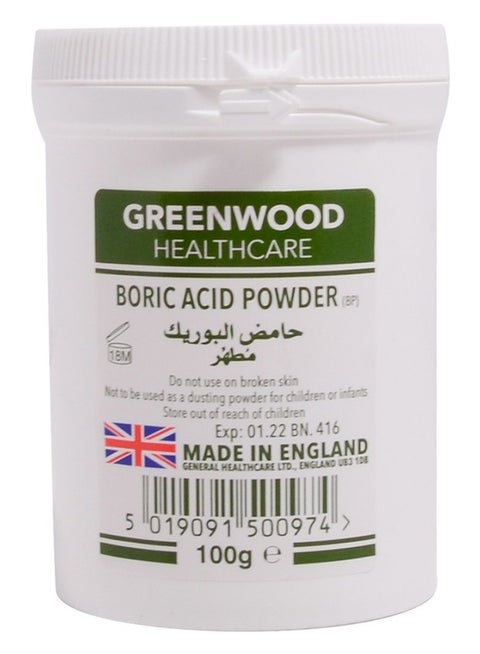 Greenwood Boric Acid Powder 100g
