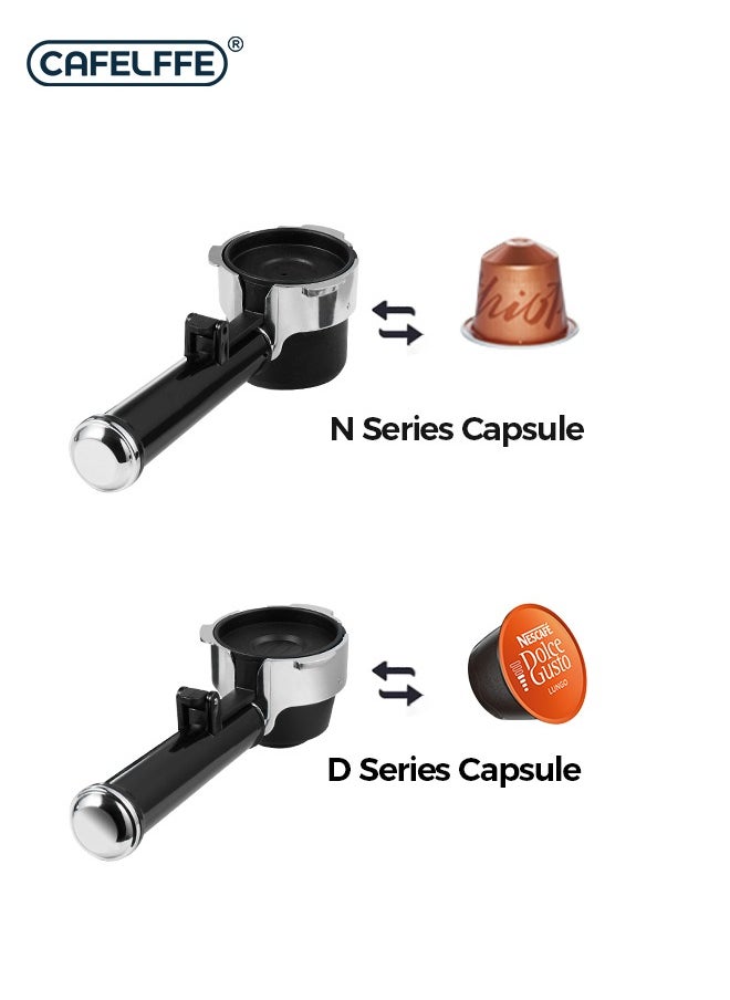 Cafelffe 51mm Coffee Portafilter 3-Ears NS & DG Hanlde Set Fit For CAFELFFE Espresso Machine MK-601F  - Image 1
