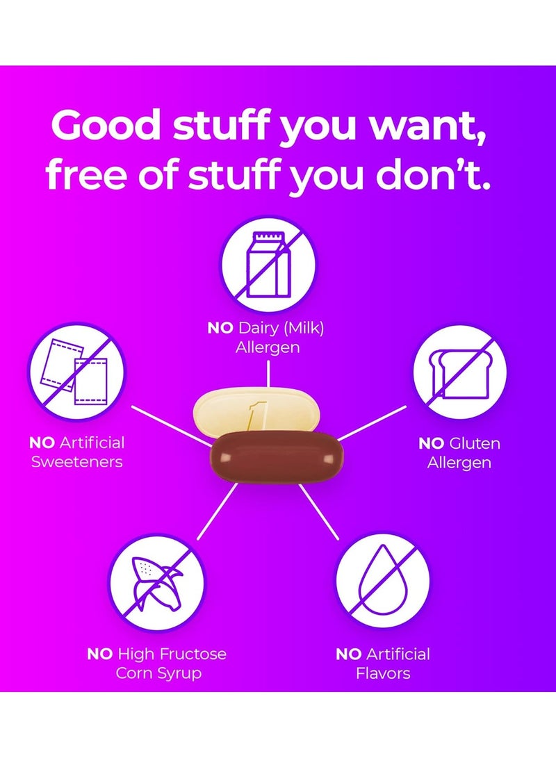 ONE A DAY Pre-Pregnancy Couple's Pack, Women's Prenatal 1 & Men's Pre-Conception Health, (30 Softgels + 30 Tablets) - Image 5