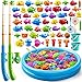 KIZONLY Magnet Fishing Game for Kids 35 48 Fish Toys for Kids 35 Bathtub Floating Toy Fishing Pole Water Table Pool with Rod Net Bath Outdoor Gifts for Toddlers Baby Age 3 4 5 6 7 8 Year Old - Image 2