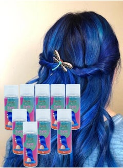 9 Pieces Hair Colour Spray Blue