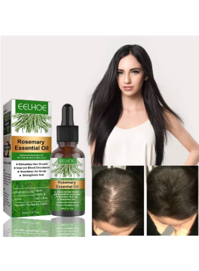 EELHOE Rosemary Hair Care Essential Oil promotes hair growth and reduces hair breakage & loss - Image 5