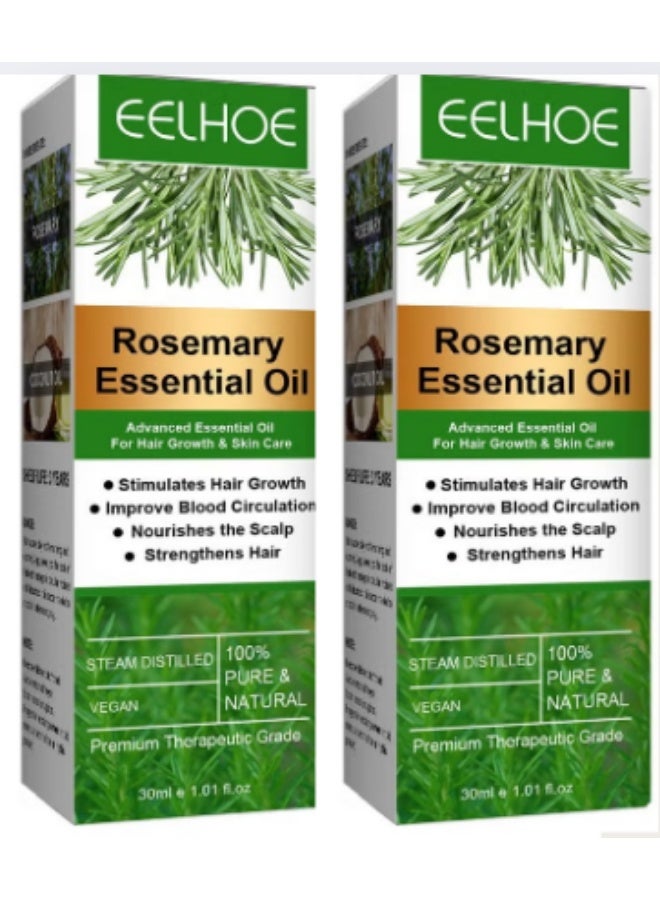 EELHOE Rosemary Hair Care Essential Oil promotes hair growth and reduces hair breakage & loss - Image 1