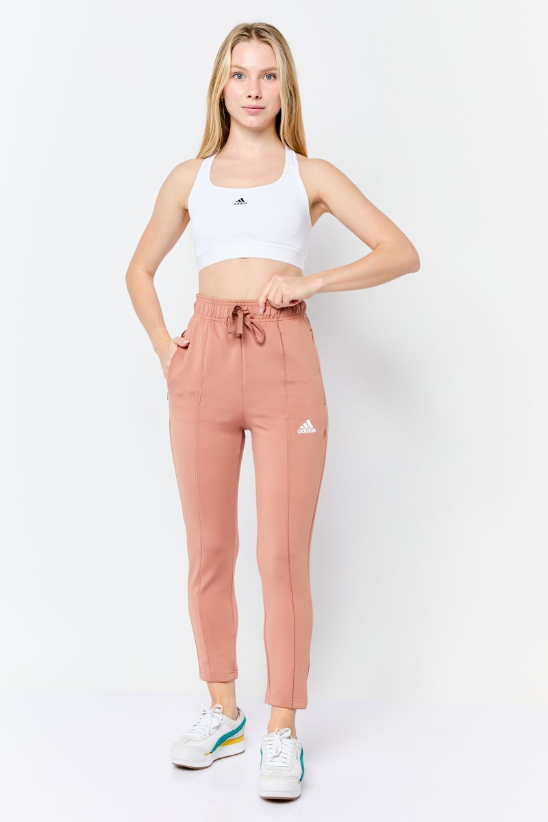Adidas Women Sportswear Fit Outdoor Sweatpants, Light Brown  - Image 2