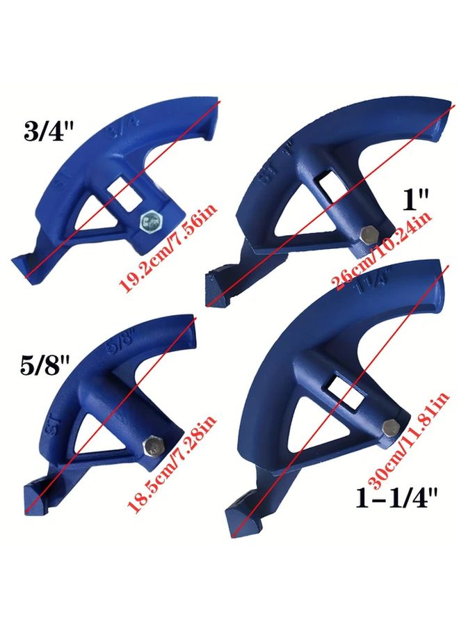 Large 1 Inch Manual Pipe Bender Heavy Duty Lever Operated Tool For Copper PVC Aluminum - Image 3